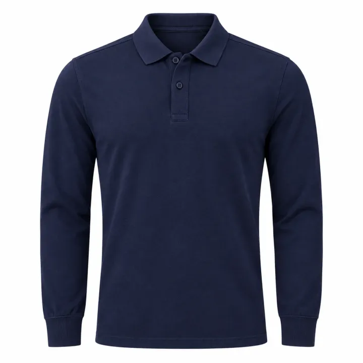 Men’s Long-Sleeve Polo — style ABD-2103