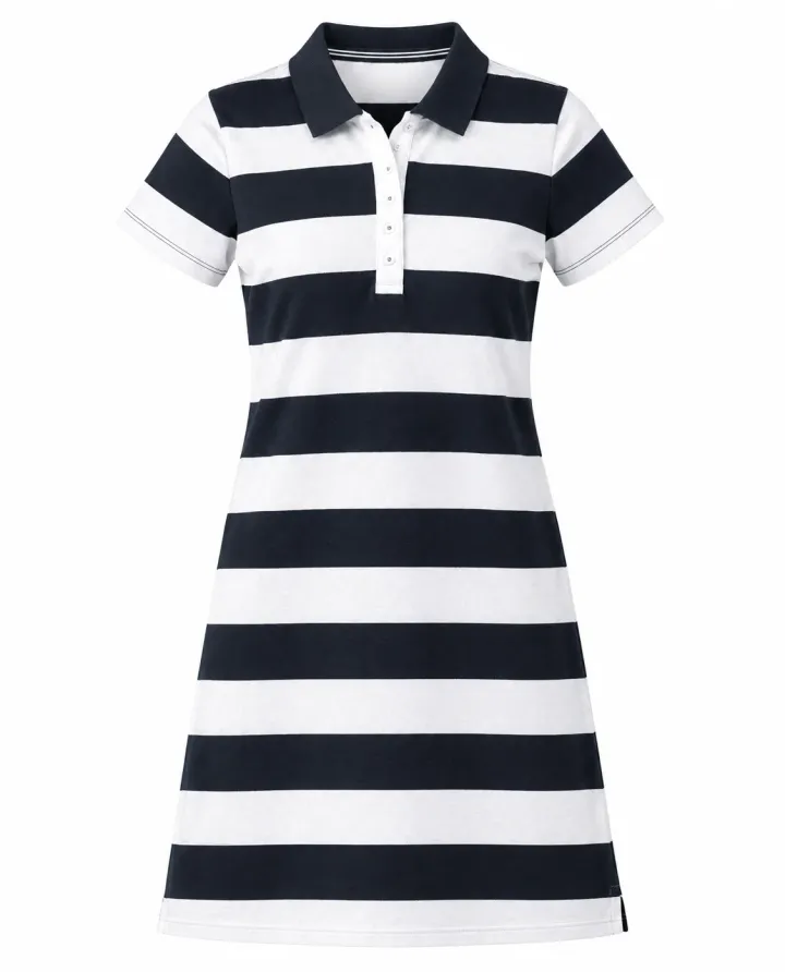 Ladies Polo Dress (Yarn-Dyed) — style ABD-2116