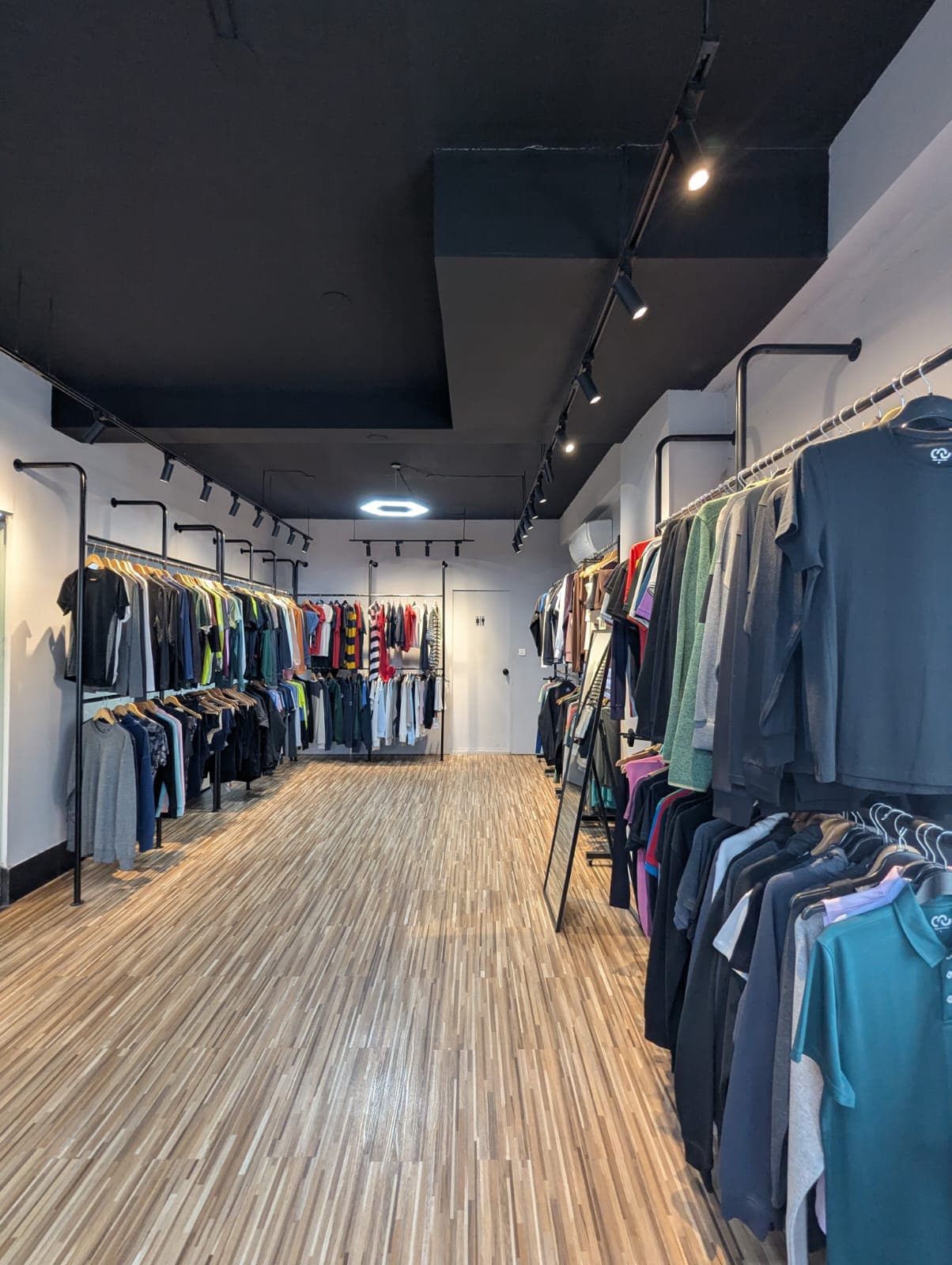 ABD Sourcing Bangladesh showroom in Uttara, Dhaka — garment sample display