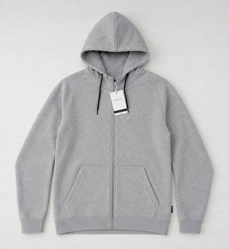 Men's and ladies hoodie and polo in 80% organic cotton blend and 100% recycled piqué