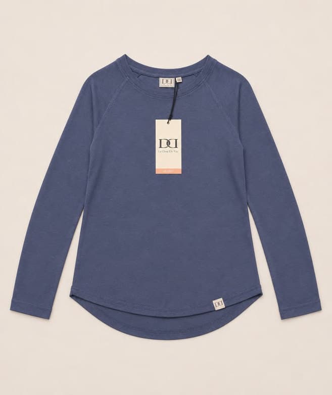 Ladies long- and short-sleeve tee shirt in 78% rayon / 22% polyester single jersey, 160 GSM