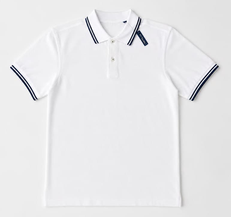 Men's short-sleeve tipped polo shirt in 100% combed cotton, 200 GSM single lacoste