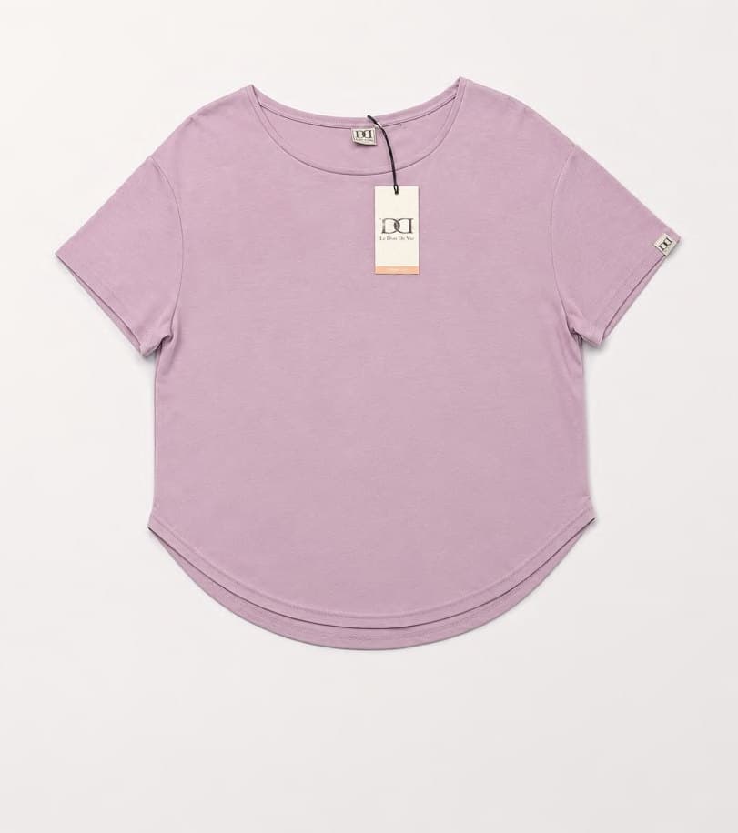 Le Don De Vie ladies long- and short-sleeve tee shirt in 78% rayon / 22% polyester single jersey, 160 GSM