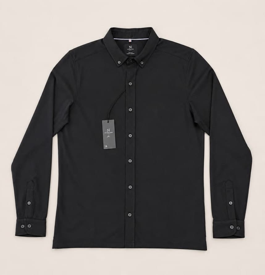 Nimbus and RONHILL men's and ladies knit shirt in 95% organic cotton 5% spandex, 220 GSM single lacoste