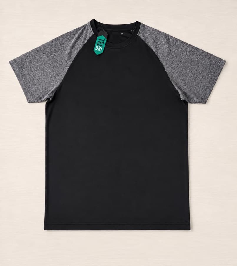 TRIDRI men's and ladies performance tee and polo (long- and short-sleeve) in 100% recycled polyester, 135 GSM interlock
