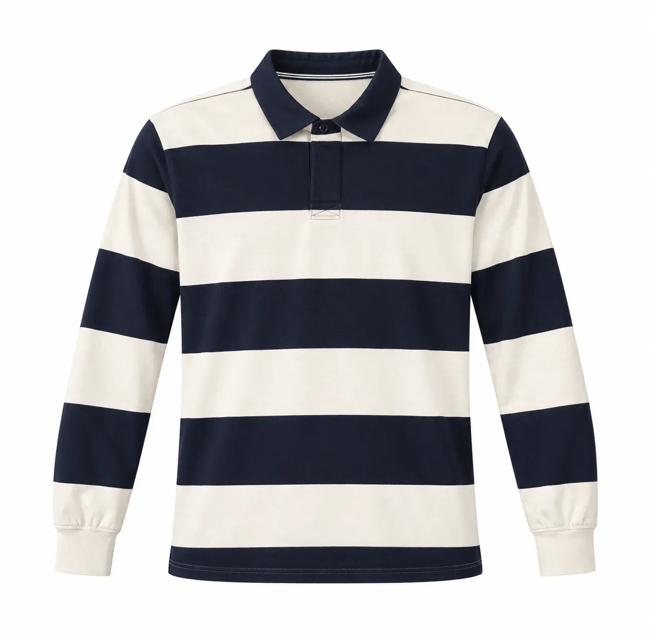 Ladies Long-Sleeve Polo (Yarn-Dyed) — style ABD-2115