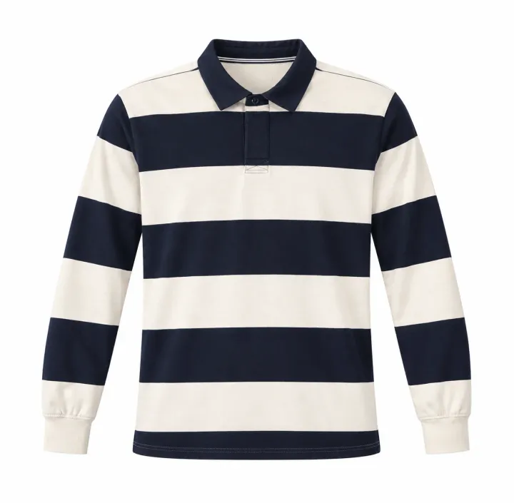 Ladies Long-Sleeve Polo (Yarn-Dyed) — style ABD-2115